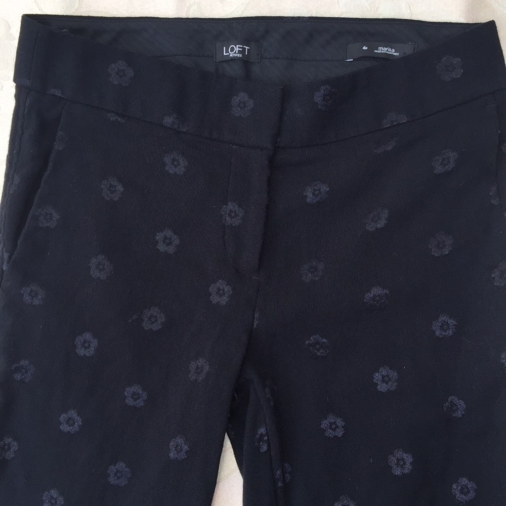 LOFT “Marisa”  Black Pants.18236